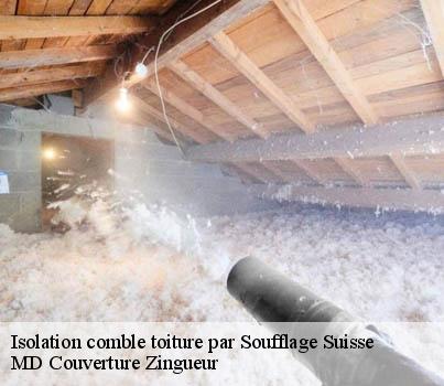 Isolation comble toiture par Soufflage LE Suisse MD Couverture Zingueur